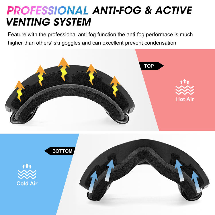 Ski Goggles Protection Snowboard Safety Glasses Polarized Lens Anti-fog Skiing Snow Sport Eyewear 