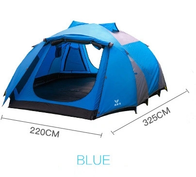 2021 Easy Instant Automatic Pop up 4 Person Double Layers Camping Outdoor Waterproof Tents