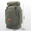Canvas Outdoor Unisex Outdoor Hiking Backpack
