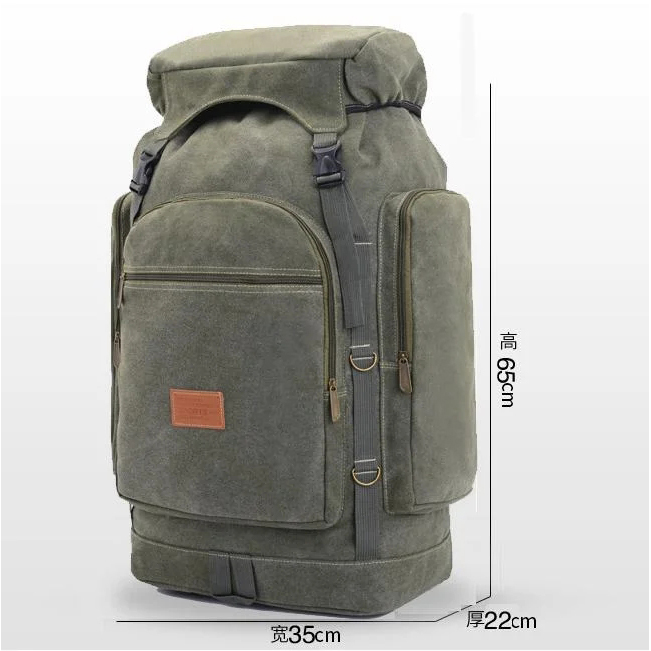 Canvas Outdoor Unisex Outdoor Hiking Backpack