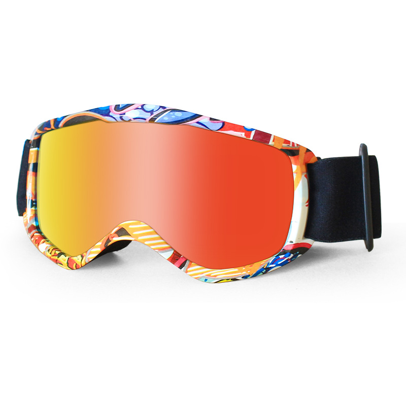Children Snow Sports Eyewear Custom Ski Goggles Anti-fog Polarized Lenses Custom Logo