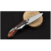 Stainless Blades Iron Wooden Handle Portable Outdoor Survival Knives Foldable Pocket Knife