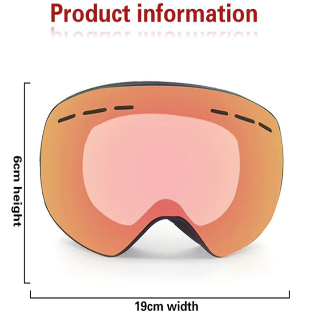 Ski Goggles Protection uv40 Snowboard Safety Glasses Polarized Lens Anti-fog Skiing Snow Sport Eyewear 