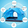 Wholesale Quick Open Automatic Tent Lazy Equipment High Density Single And Double Layer Ventilation Waterproof & Windproof Family Camping Hiking Fishing Trekkin