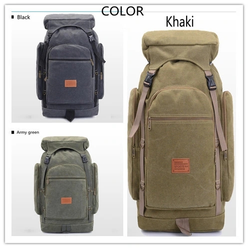 Canvas Outdoor Unisex Outdoor Hiking Backpack