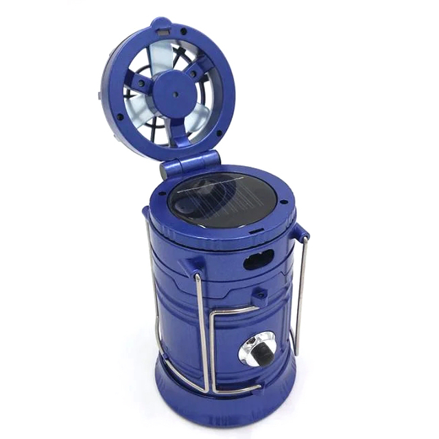 Camping LED Light Lamp Portable USB Rechargeable Lantern Solar Outdoor Lights