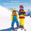Children Snow Sports Eyewear Custom Ski Goggles Anti-fog Polarized Lenses Custom Logo