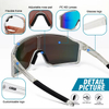Sports Sunglasses CE UV400 Protection Cycling Running Glasses Polarized Mirror Lens PC Sport Goggles 