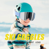 Custom Ski Goggles Anti-fog Polarized Lenses Skiing Safety Sunglasses OEM Snow Sports Eyewear