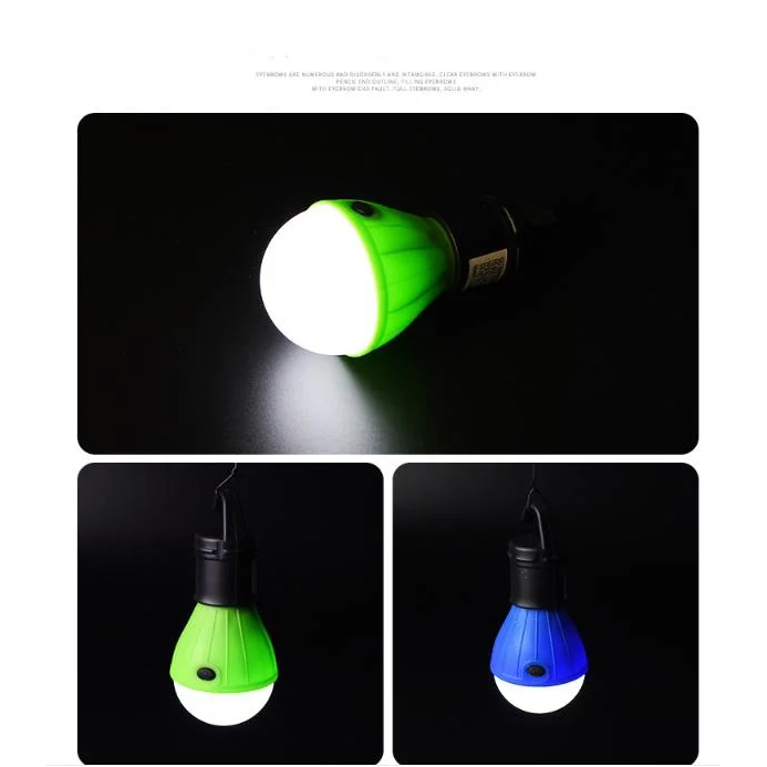 Compact LED Lantern Tent Camp Light Bulb for Camping Hiking Fishing Emergency Lights