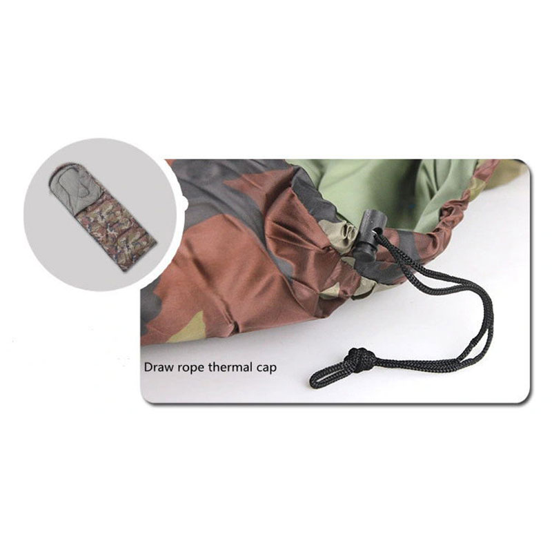 High Quality Envelope Type Camouflage Winter Outdoors Sleeping Bags