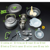 Outdoor Set Camping Hot Sale Outdoor Pot Set 2-3 People Camping Teapot Tableware Set Three-Piece Cookware